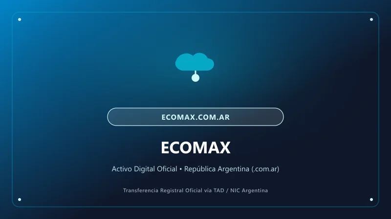 Composición visual de Ecomax para el portal ecomax.com.ar